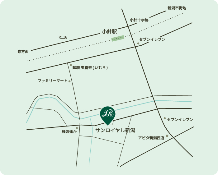 アクセス方法1　電車をご利用の場合1